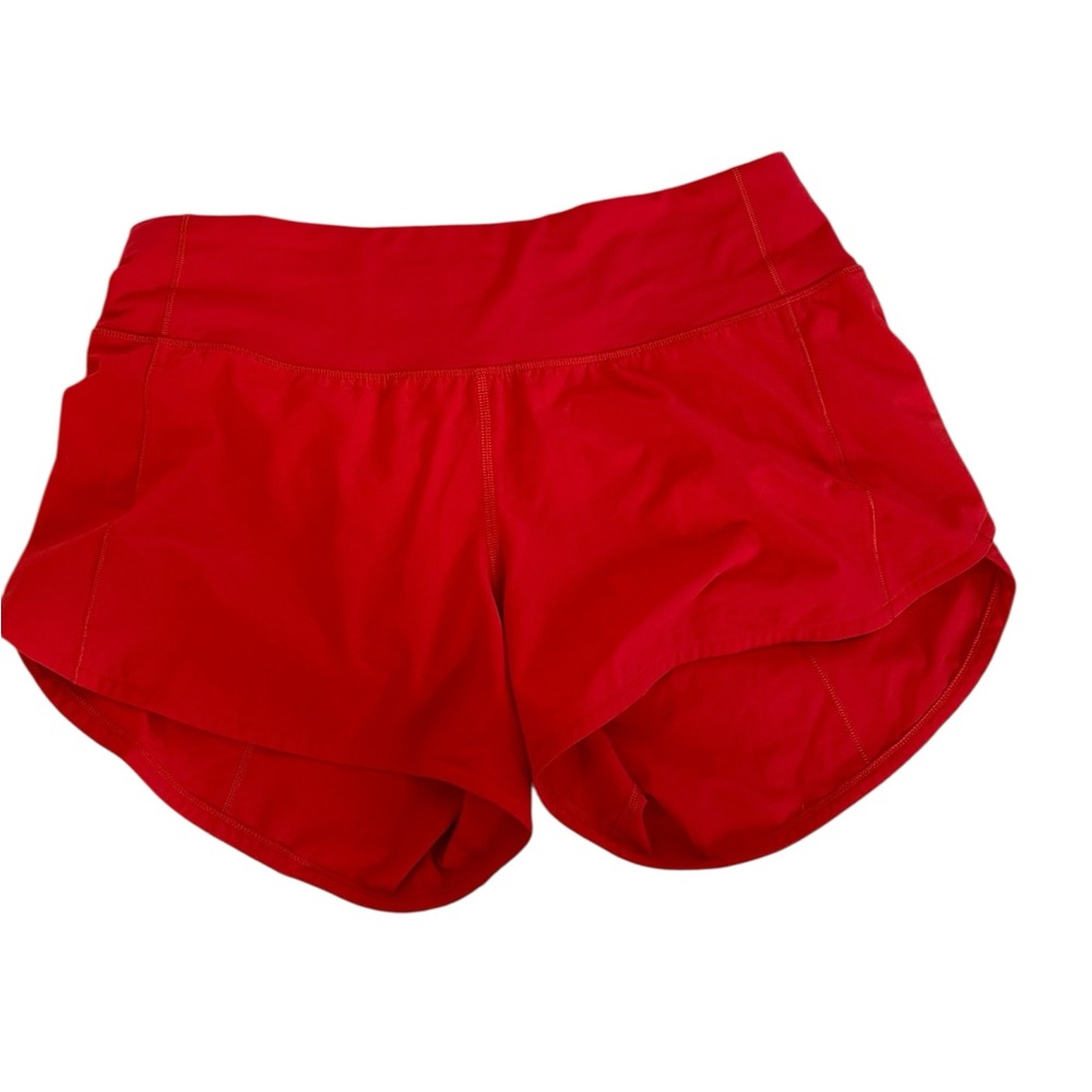 lululemon athletica Red Athletic Shorts - Picture 2 of 5